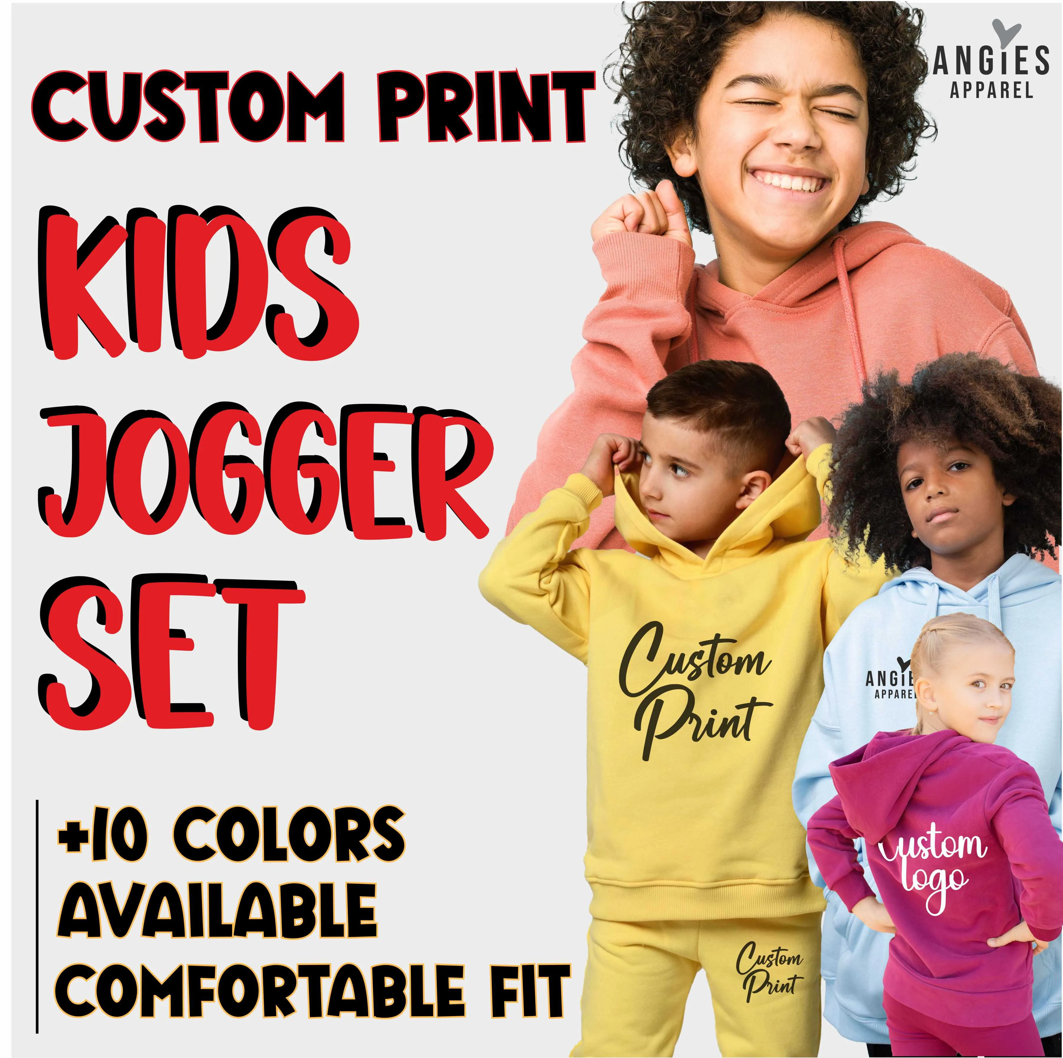 12 KIDS Printed Jogger Set