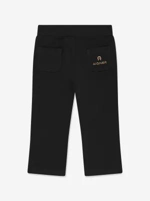 Aigner Baby Girls Logo Joggers in Black