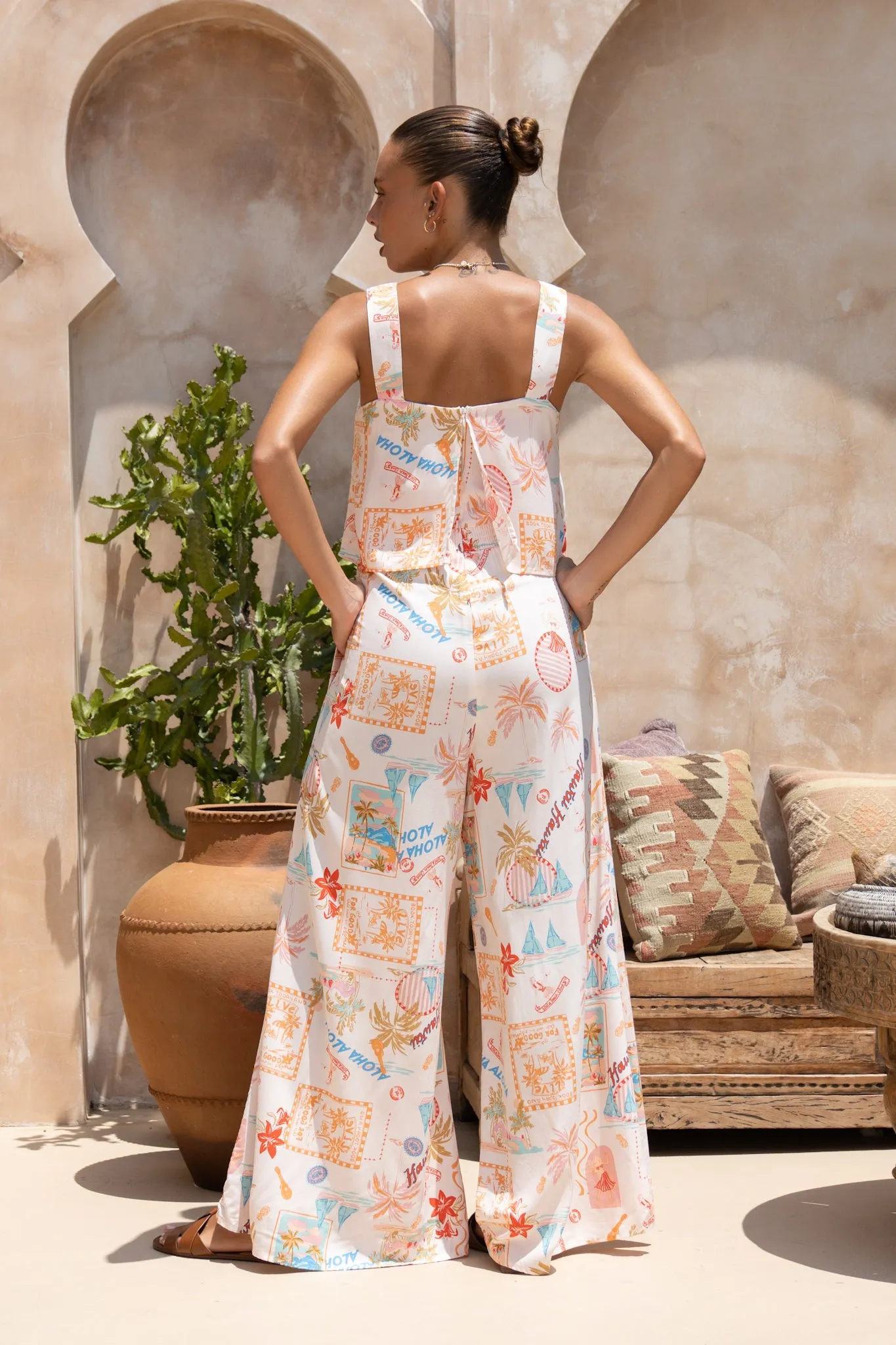 Aloha Multicolour Abstract Jumpsuit