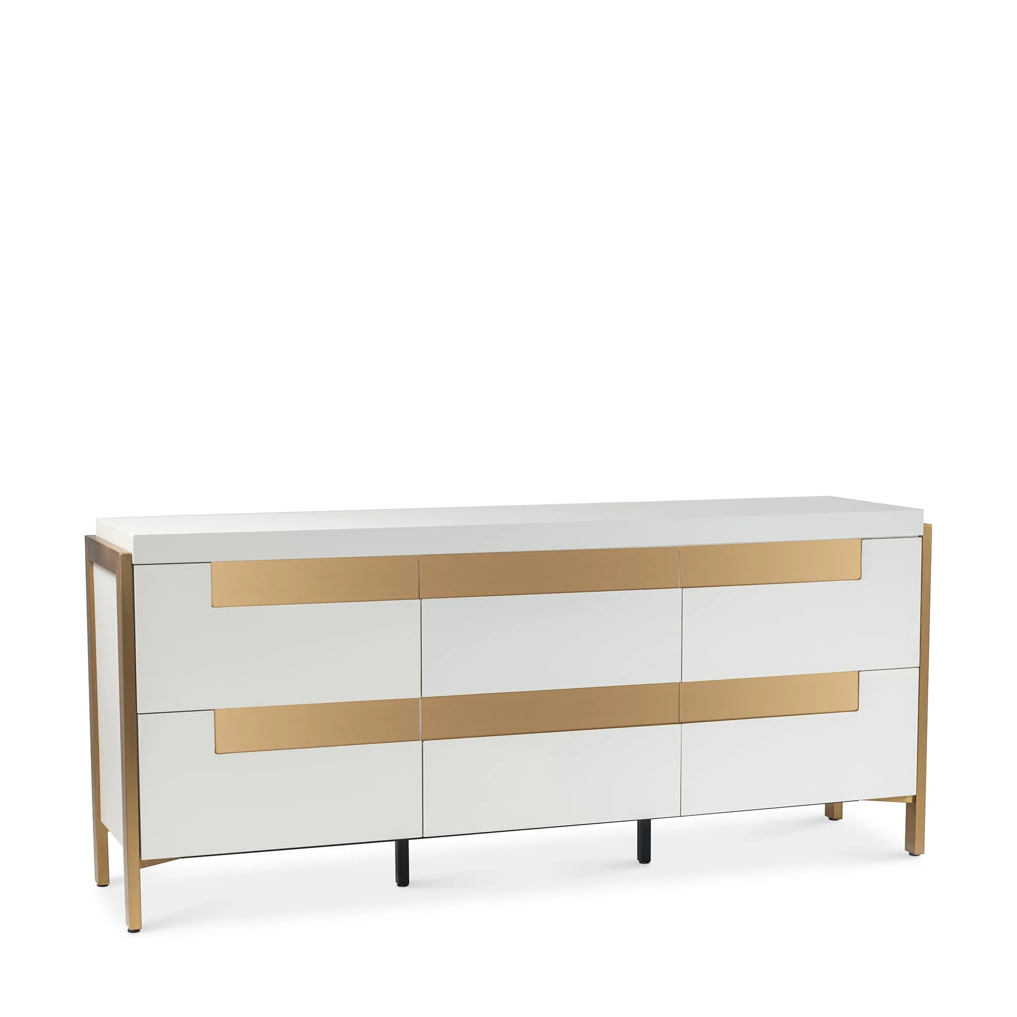 BALMORAL MATTE BEIGE  6-DRAWER CHEST