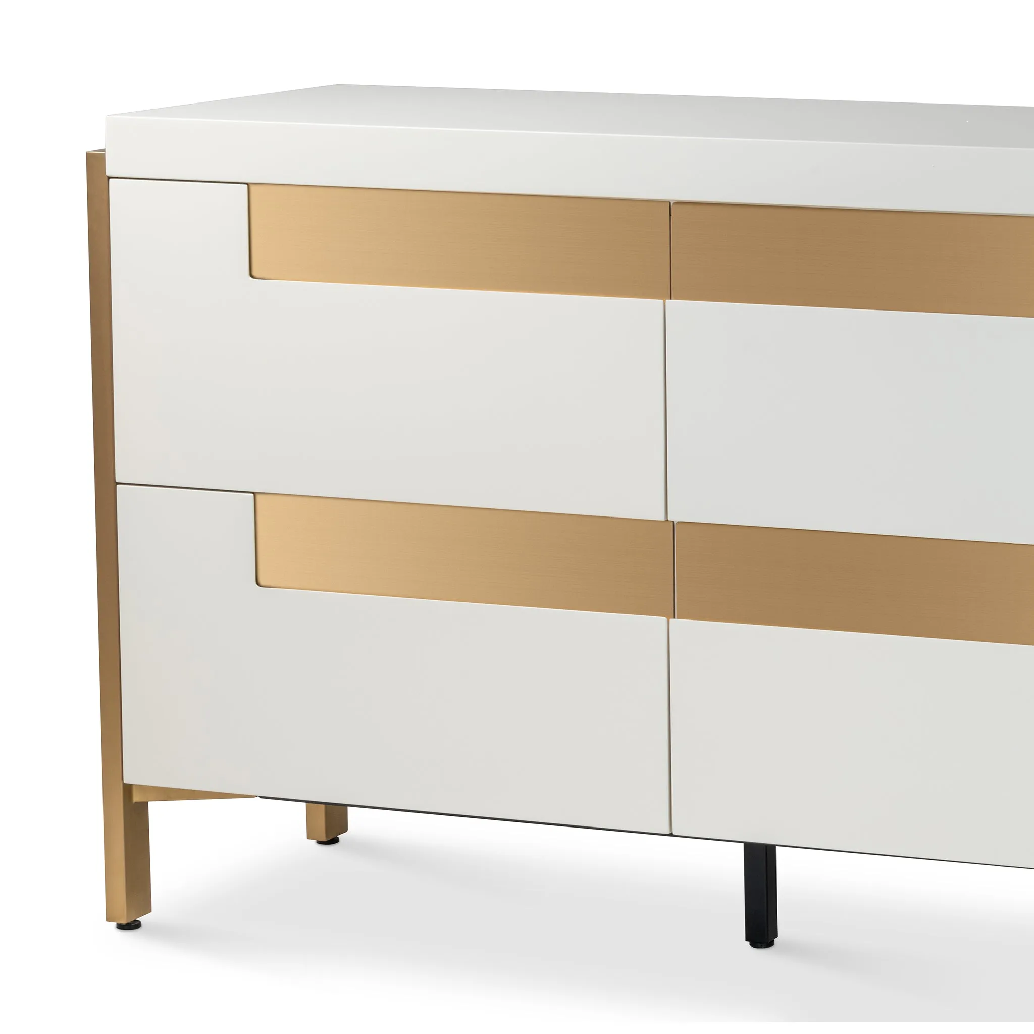 BALMORAL MATTE BEIGE  6-DRAWER CHEST