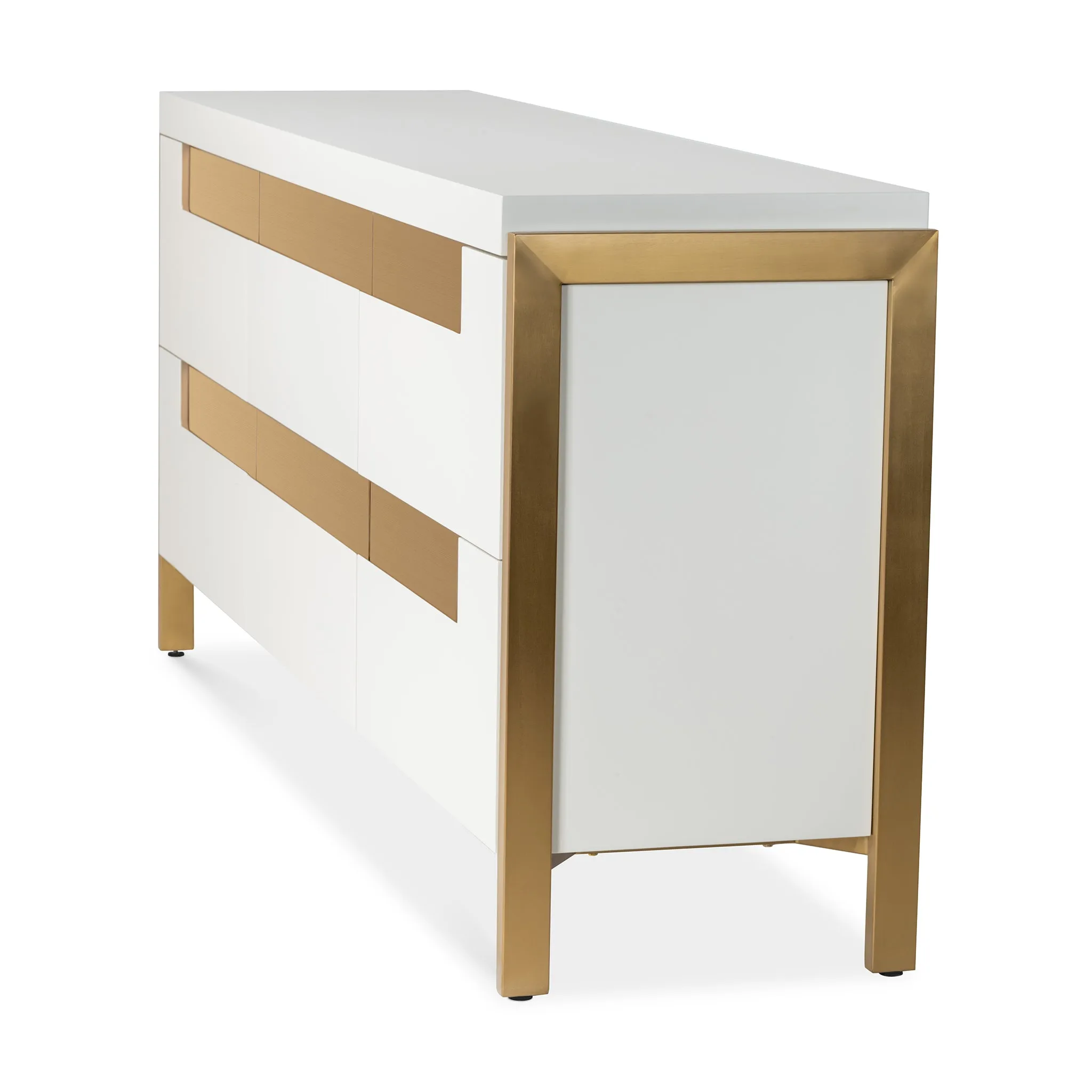 BALMORAL MATTE BEIGE  6-DRAWER CHEST