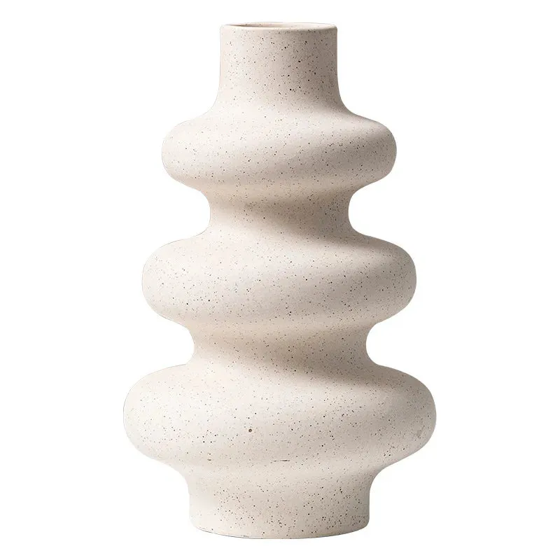 Beige Ceramic Vase