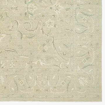 Beige Traditional Wool Rug - 8'11" x 12'3"