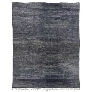 Blue Casablanca Moroccan Wool Rug - 11'6" x 14'5"