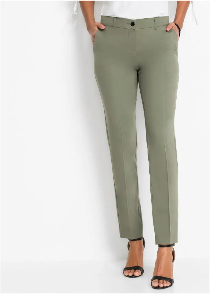 Bodyflirt business trousers, green