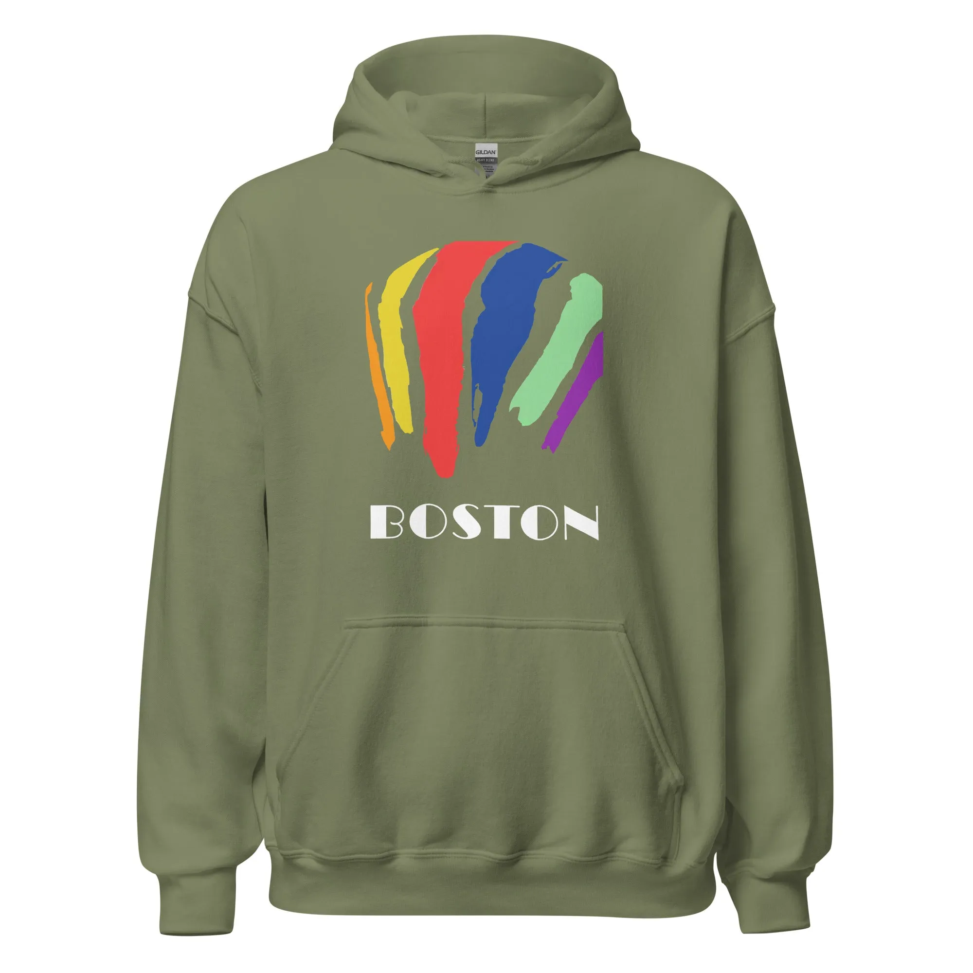 Boston Gas Tank Rainbow Hoodie - Dorchester, MA