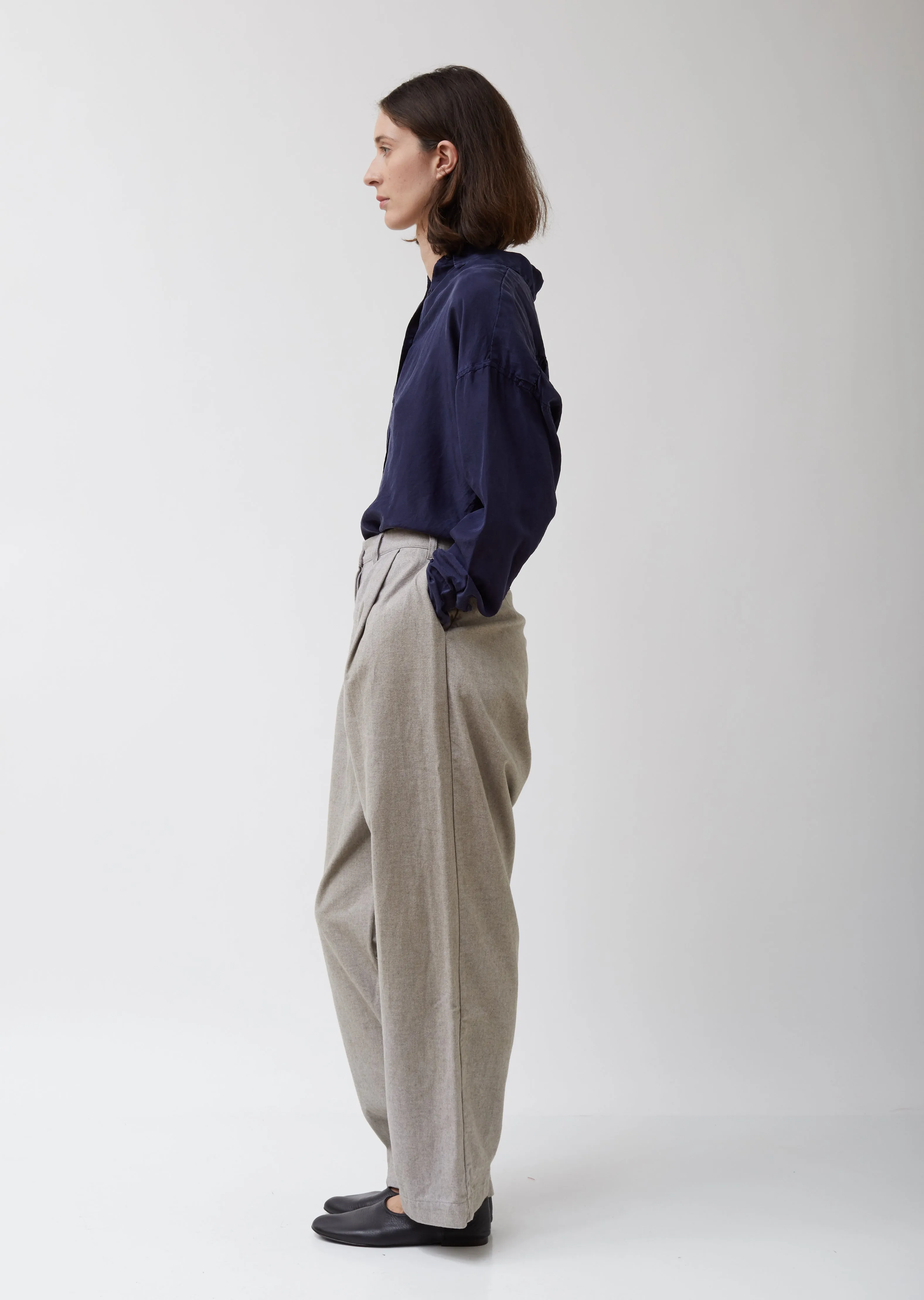 Cashmere Twill Basic Femme Pant