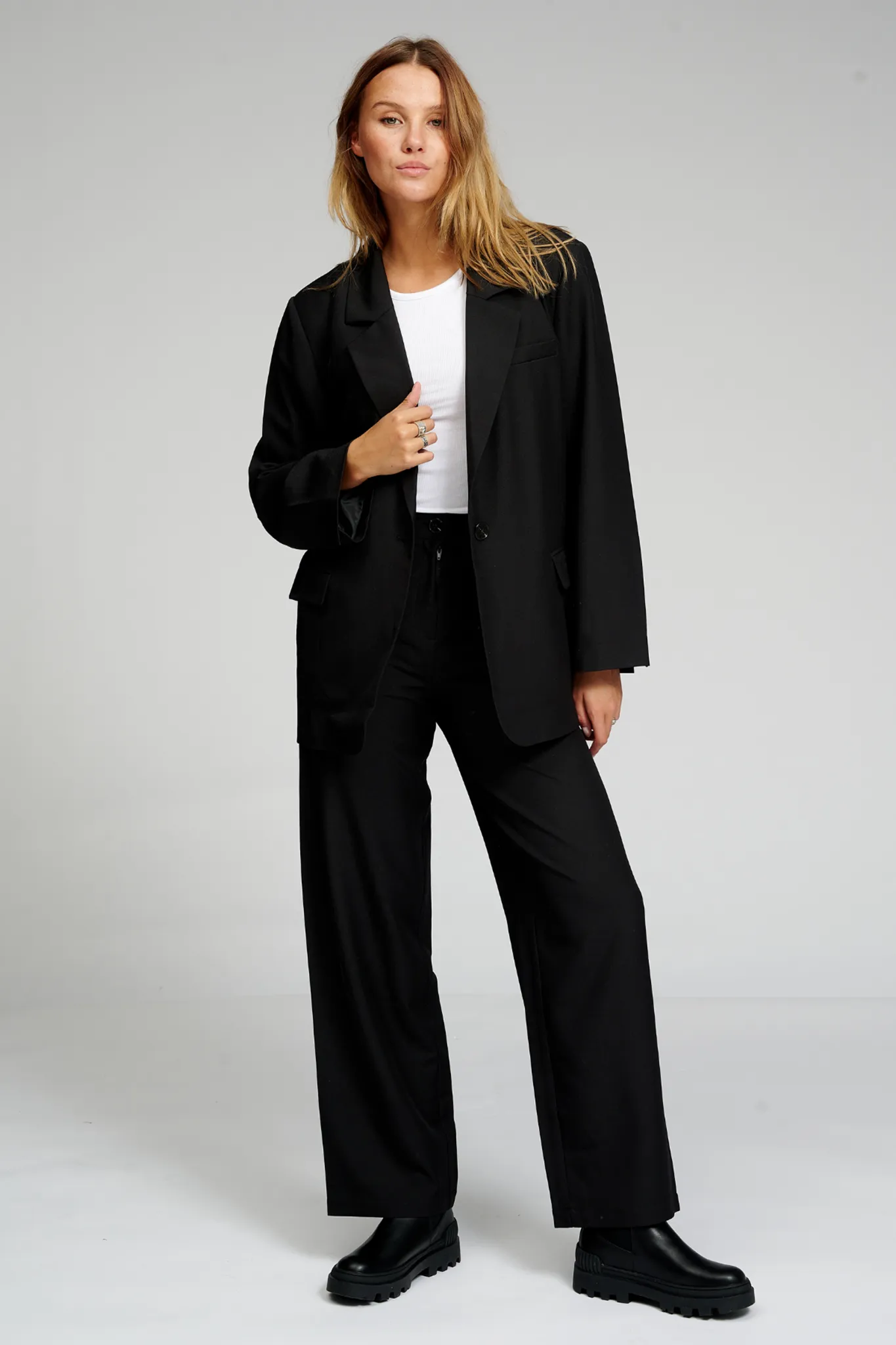 Classic Suit Trousers - Black