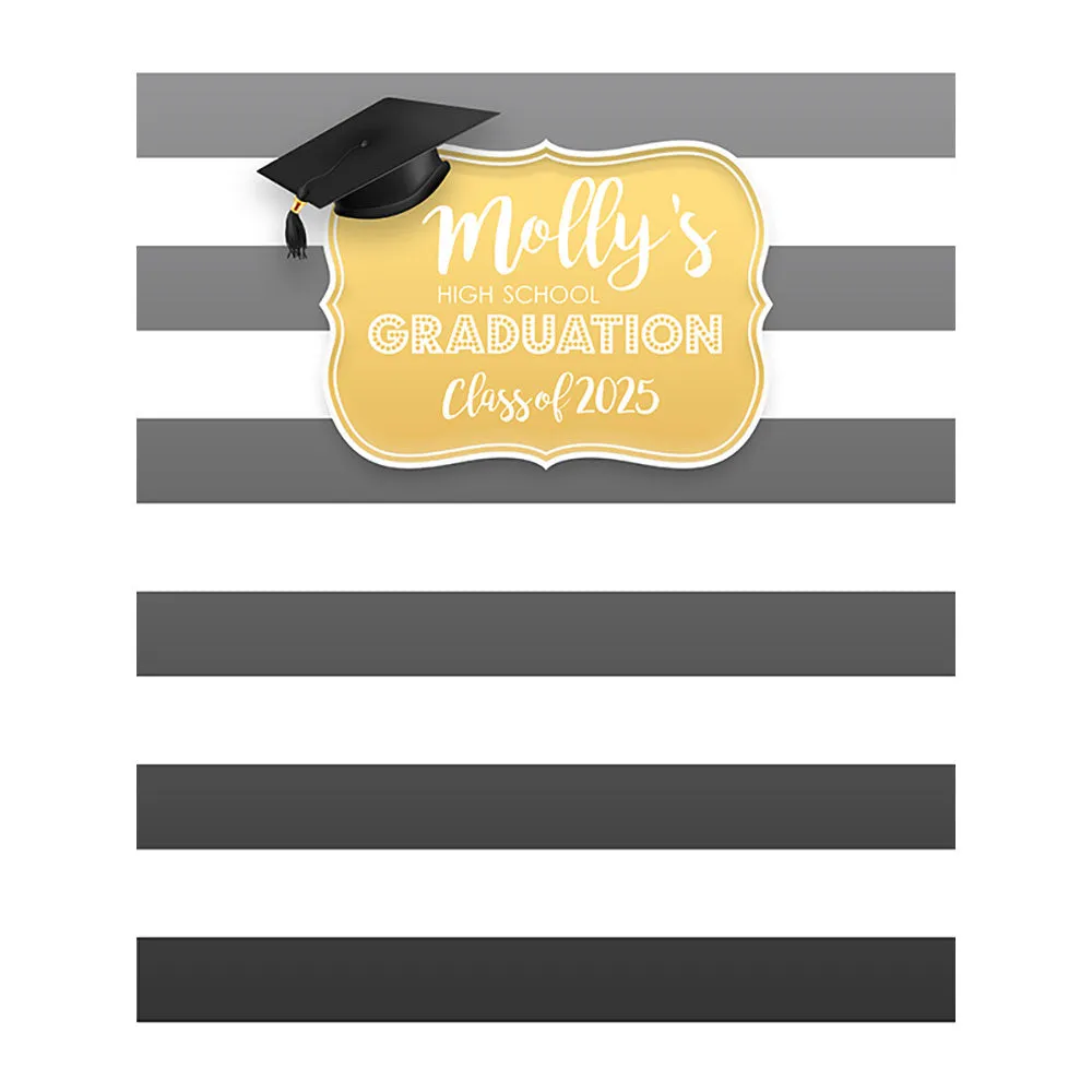 Custom Graduation Backdrop