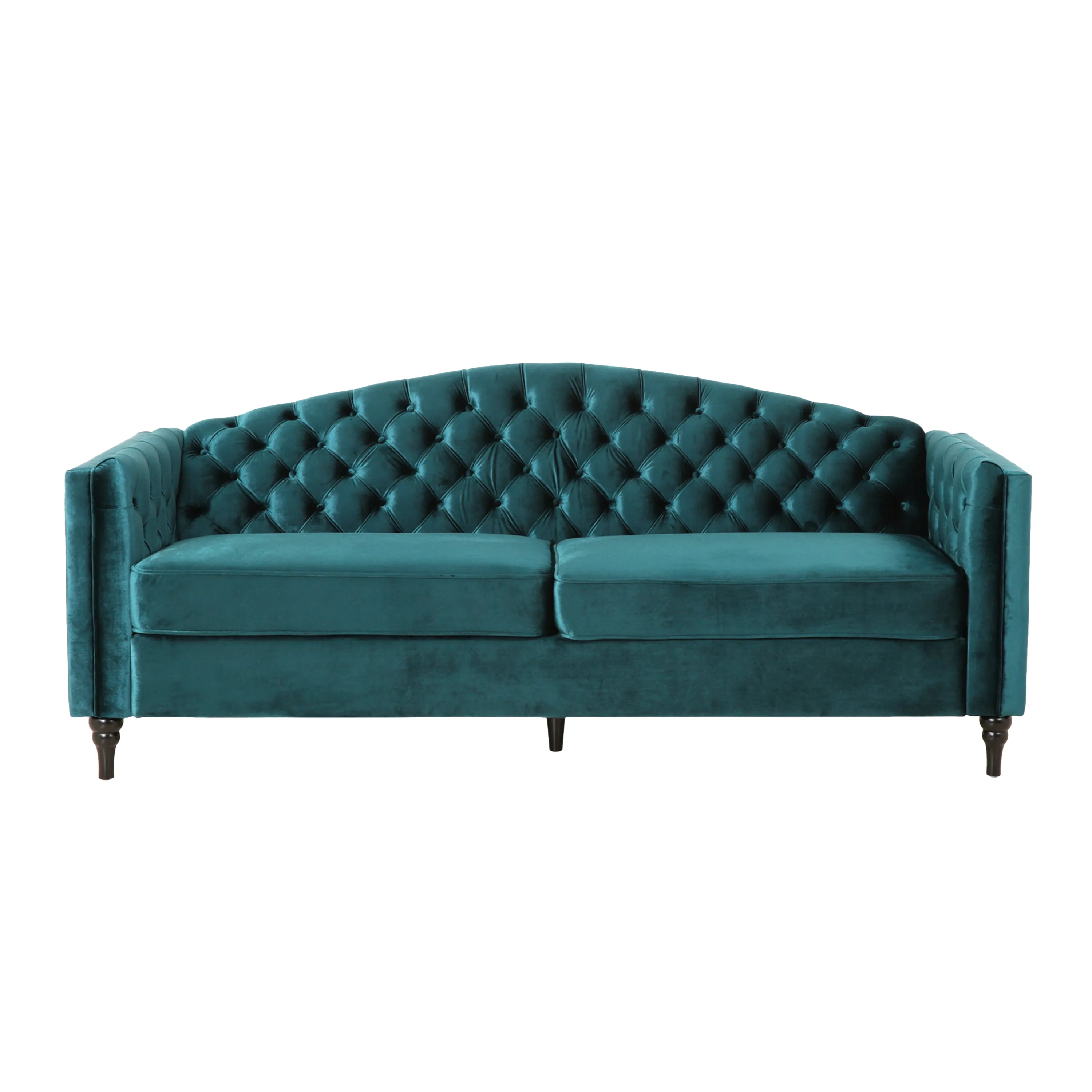 Darionna Glam Button Tufted Velvet 3 Seater Sofa