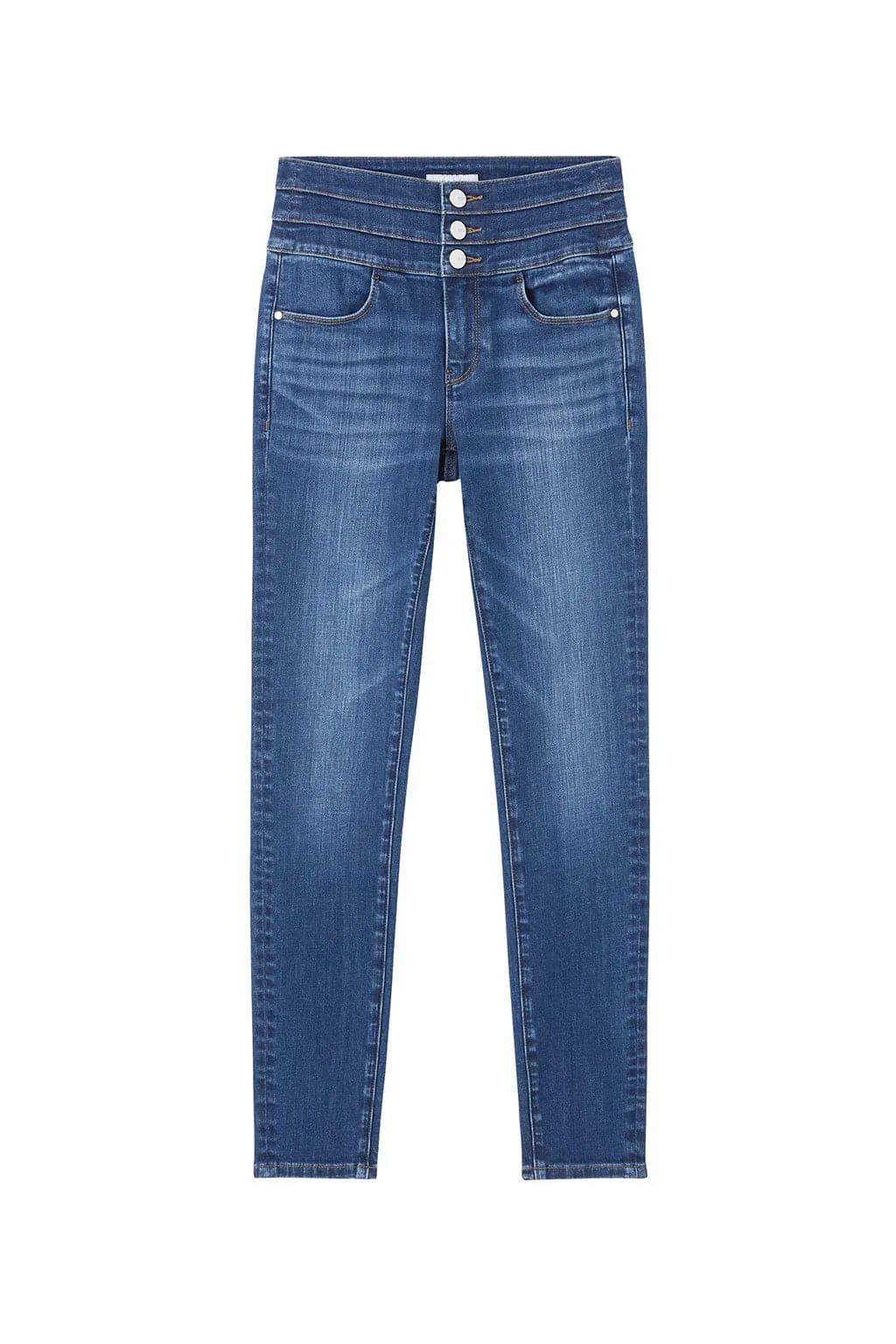 Dark Blue High Waist Jeans