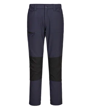 Deep Navy/Black - WX2 stretch work trousers (CD886) slim fit