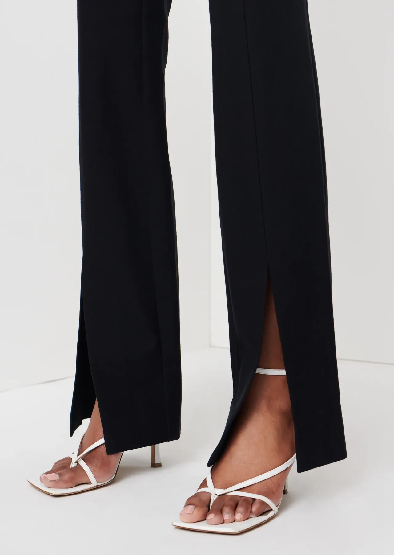 Derek Lam 10 Crosby - Lucia Flare Slit Pant In Black