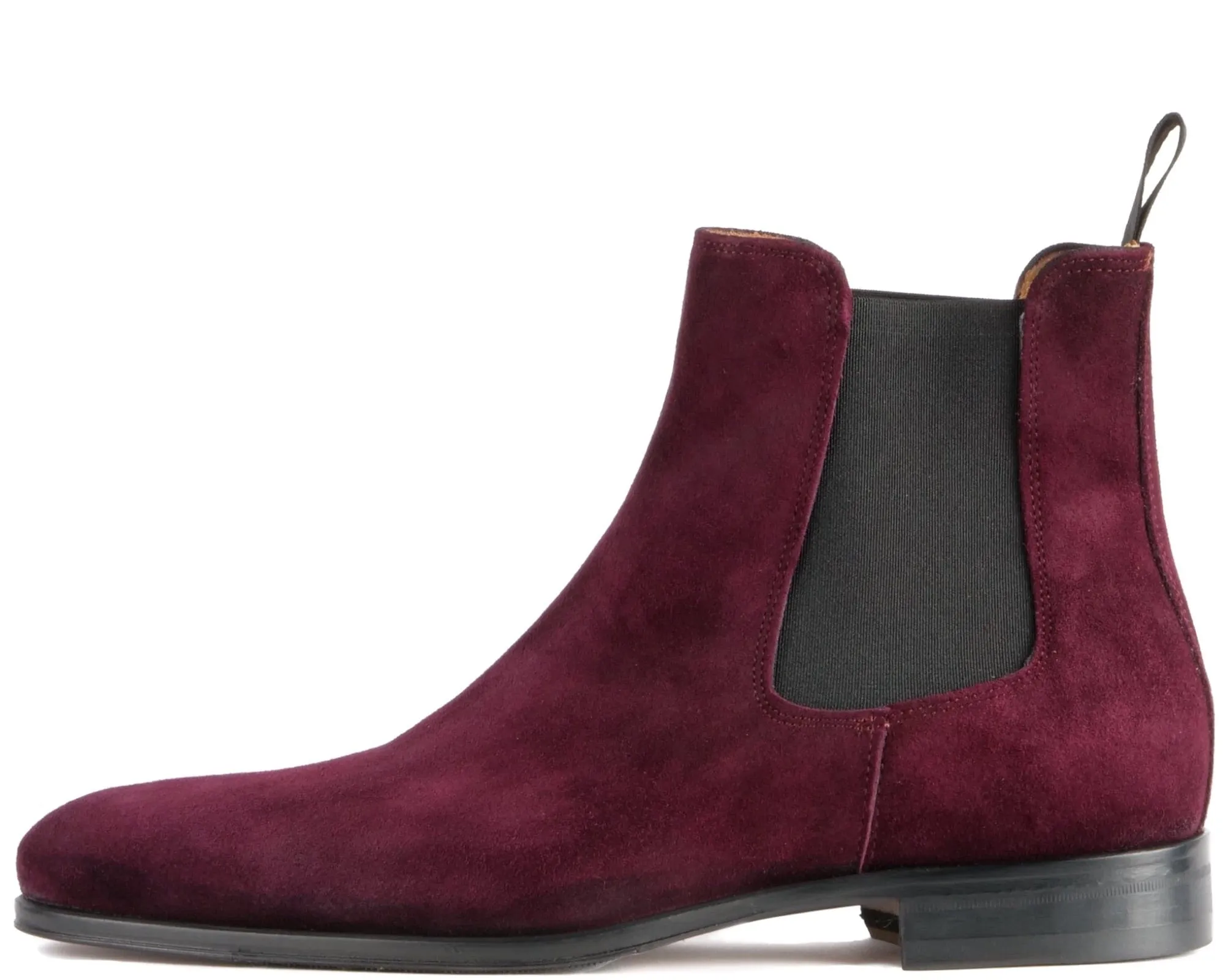 Eastwood Chelsea Boot Burgundy Suede