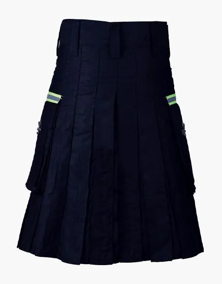 FIREFIGHTER KILT NAVY BLUE