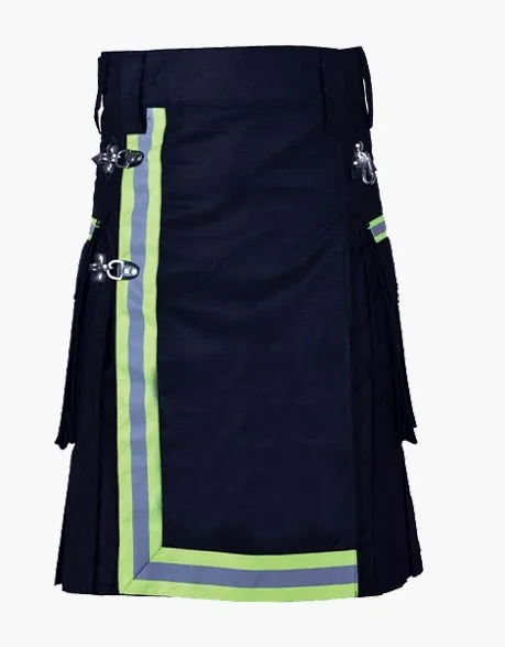 FIREFIGHTER KILT NAVY BLUE