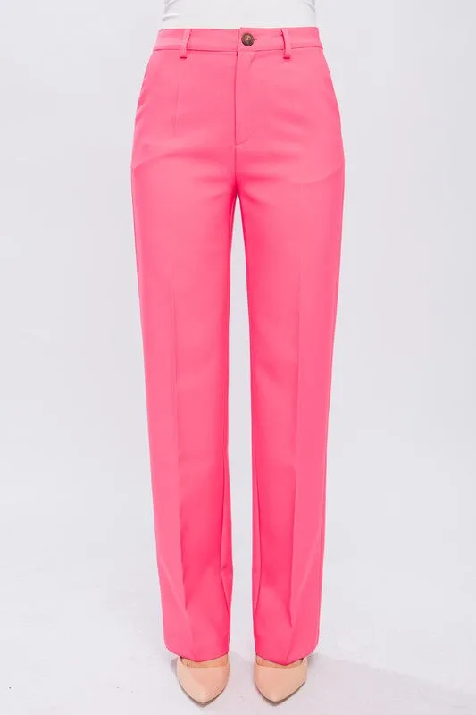 Formal Straight Leg Suit Pants