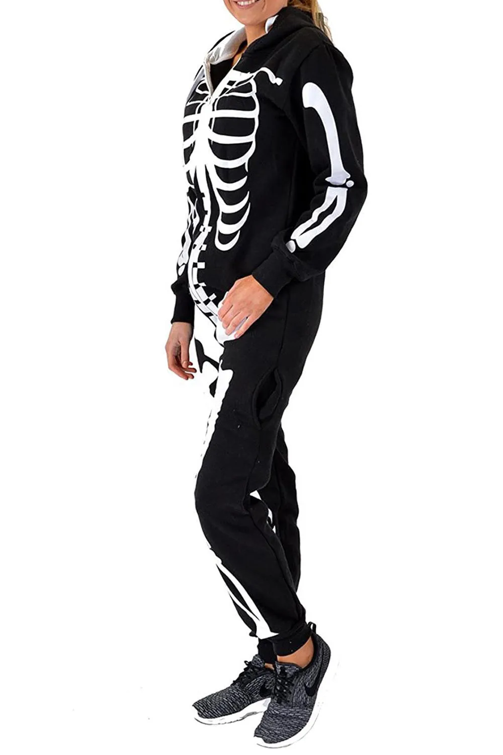 Halloween Skeleton Jumpsuit - M