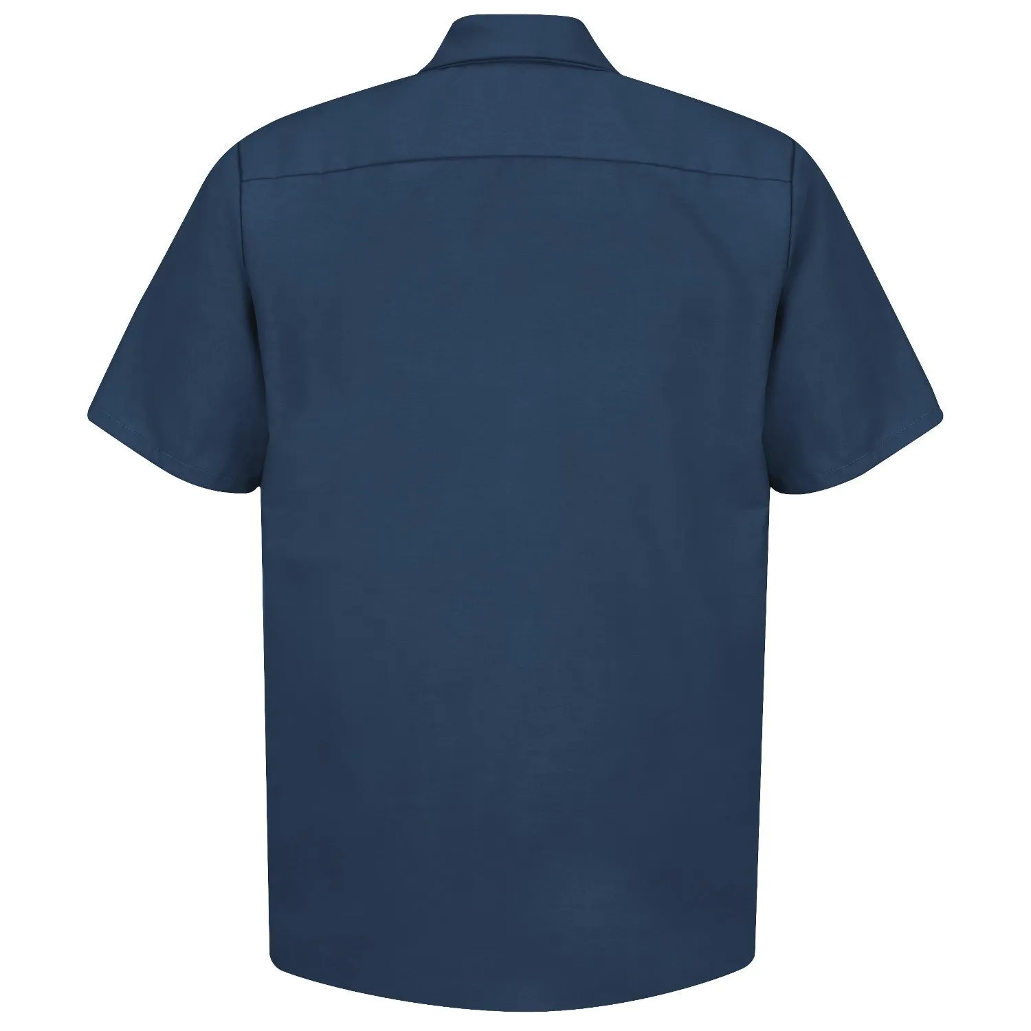 Industrial Work Shirt Short Sleeve - Navy Blue