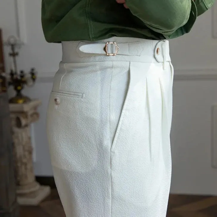 Italian design office high-waist trousers