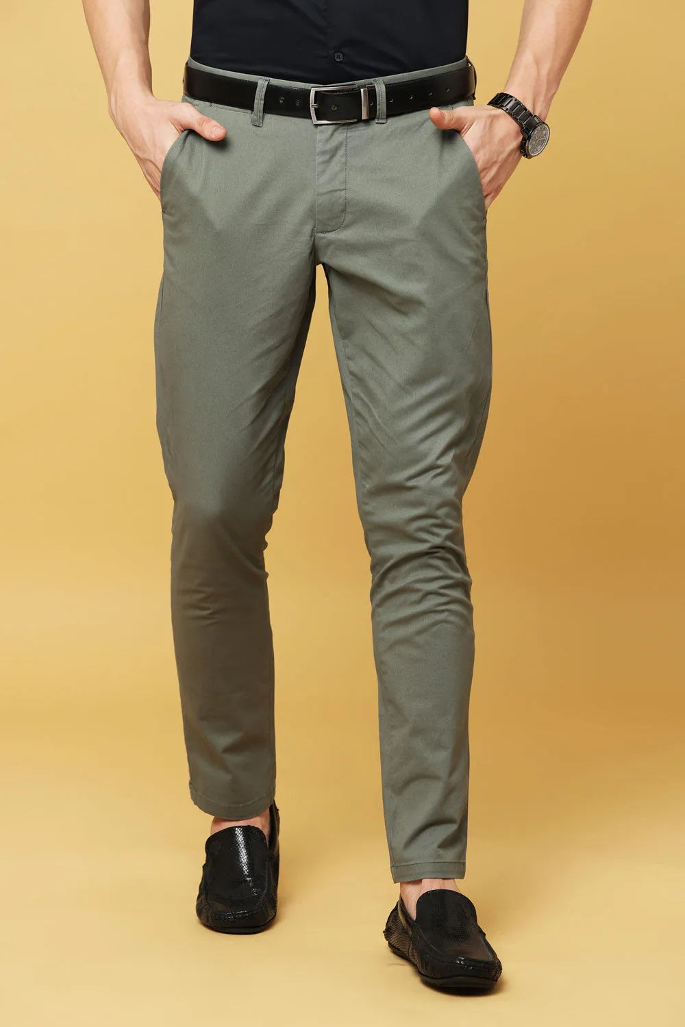 Ivyn Elegant Green Trousers