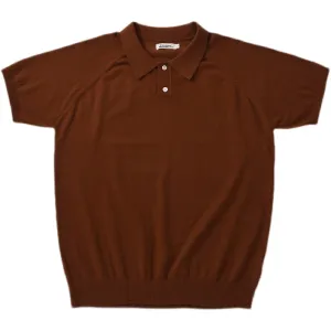 Men's Knit Polo Shirt Short Sleeves