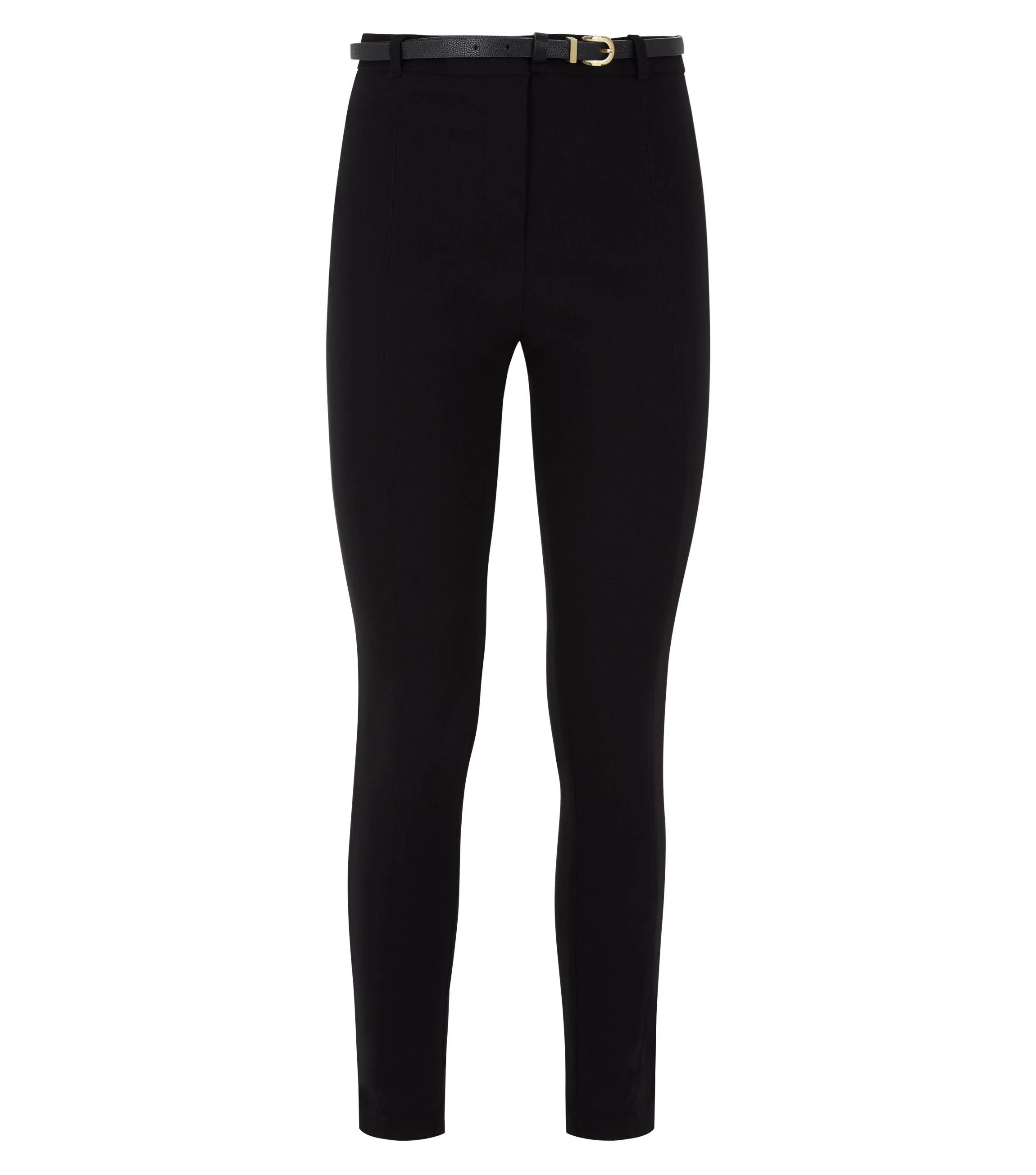 New Look Naples Black Slim Leg Womens Trousers