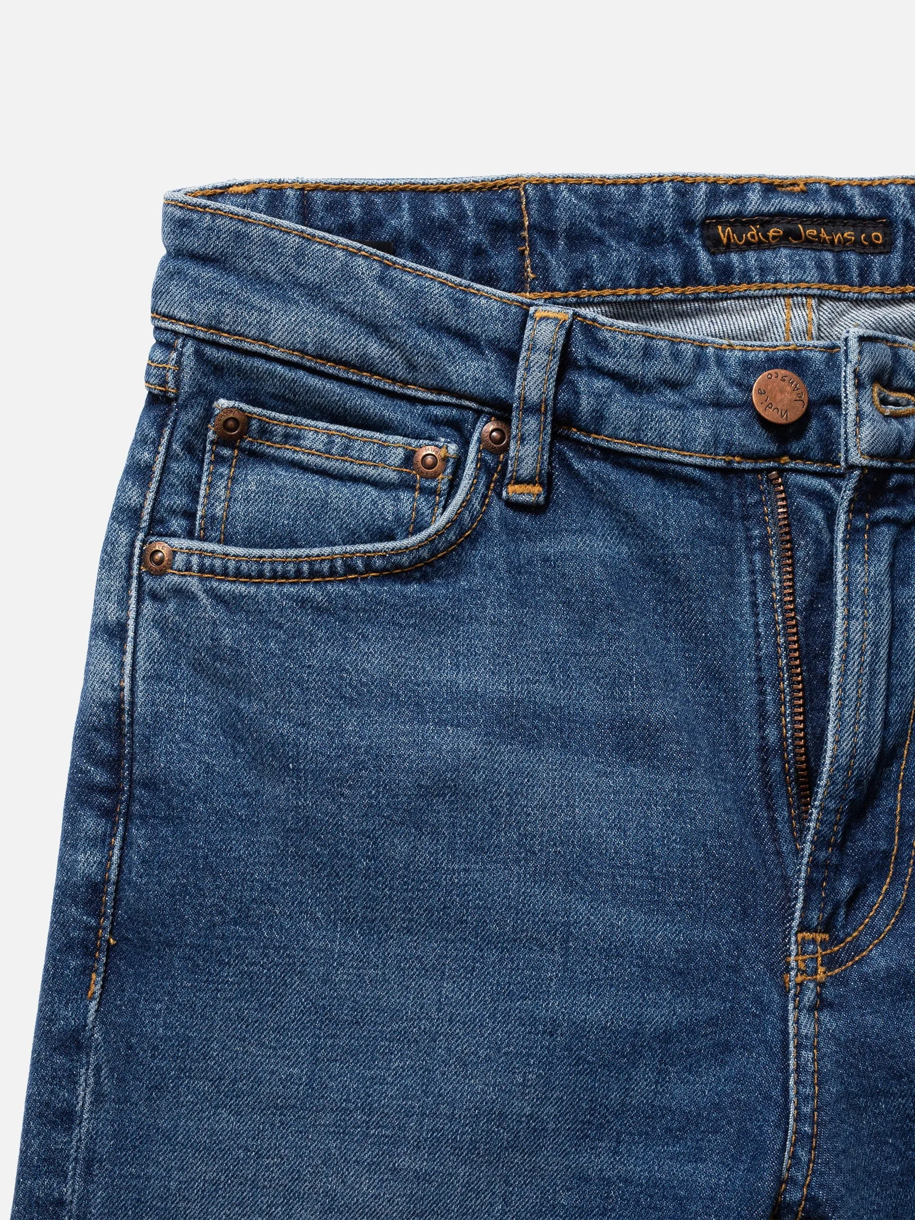 NUDIE JEANS - Mellow May Blue Mud