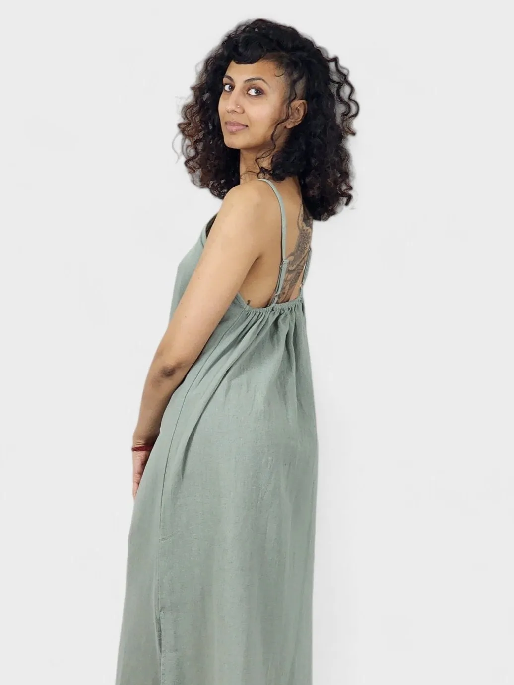 Organic Cotton Sage Dress