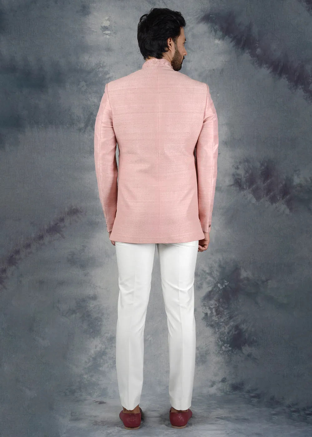 Peach Jodhpuri Suit | Siddhesh Chauhan