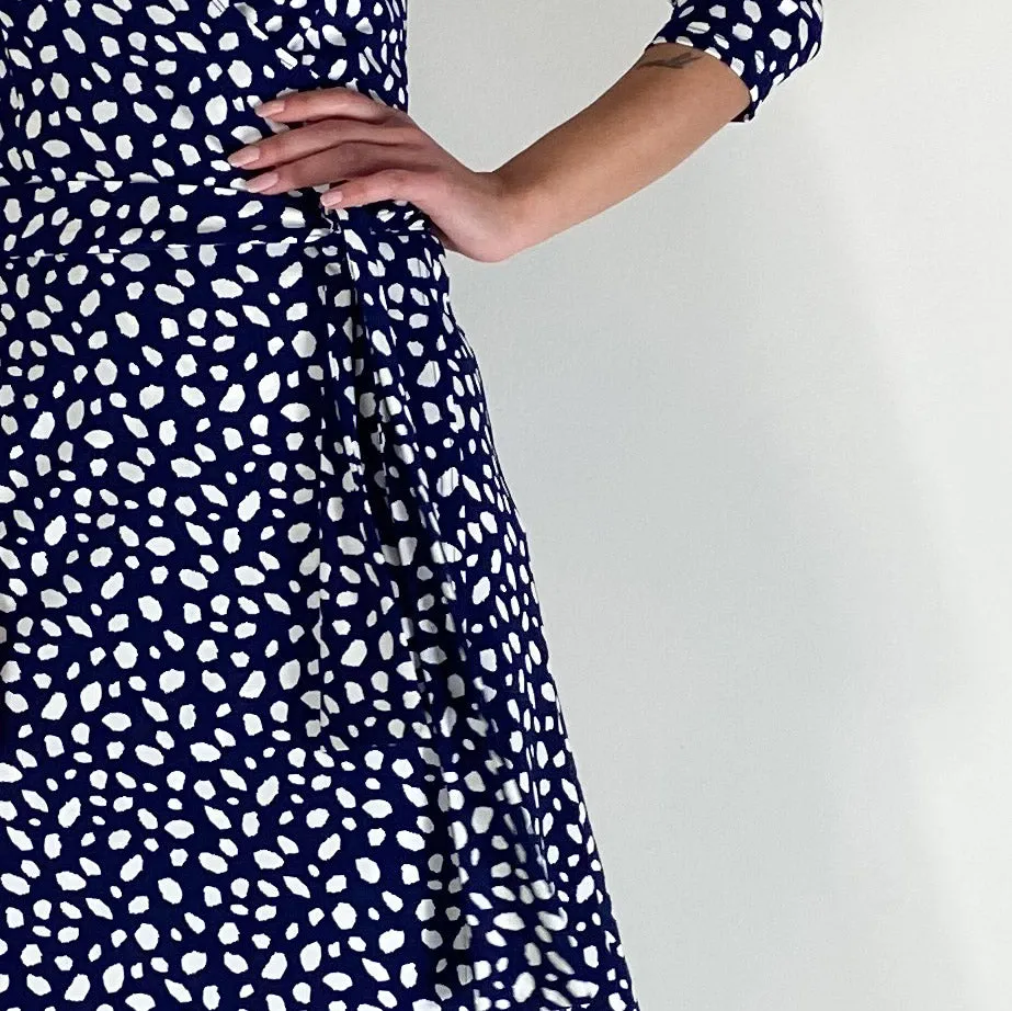 Pebbles ¾ Sleeve Wrap Dress