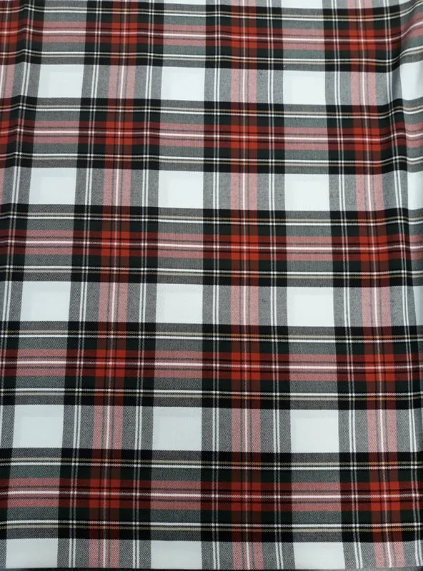 Polyester Viscose Tartan - Dress Stewart