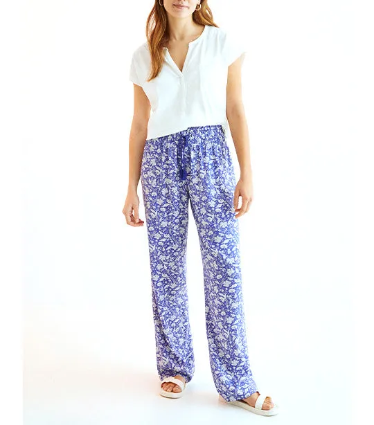 Printed Trousers Blue