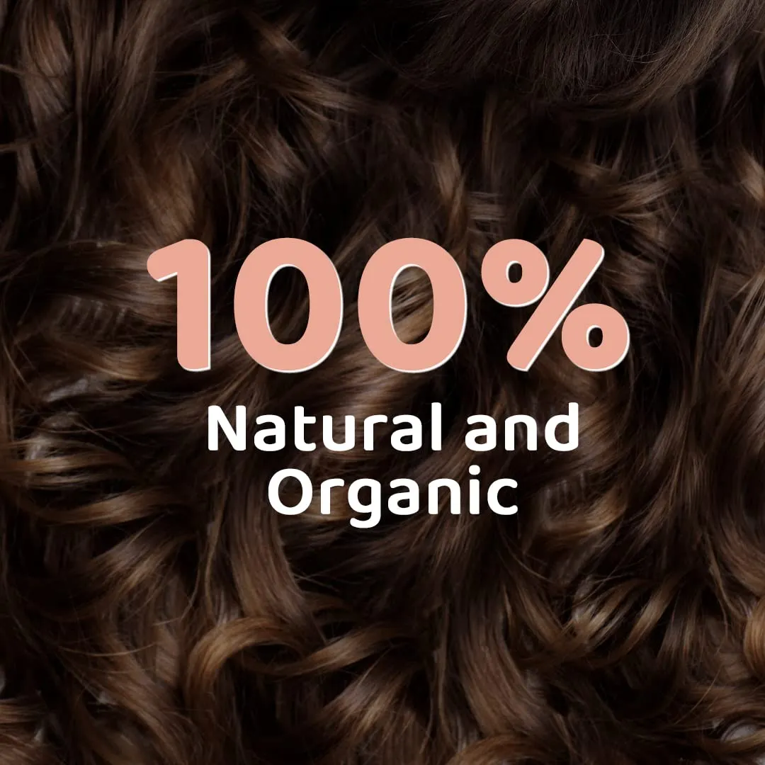 Rey Naturals Organic Indigo Powder for Hair | 100% Natural | Adds Rich Brown Tone, Strengthens & Conditions | 200g