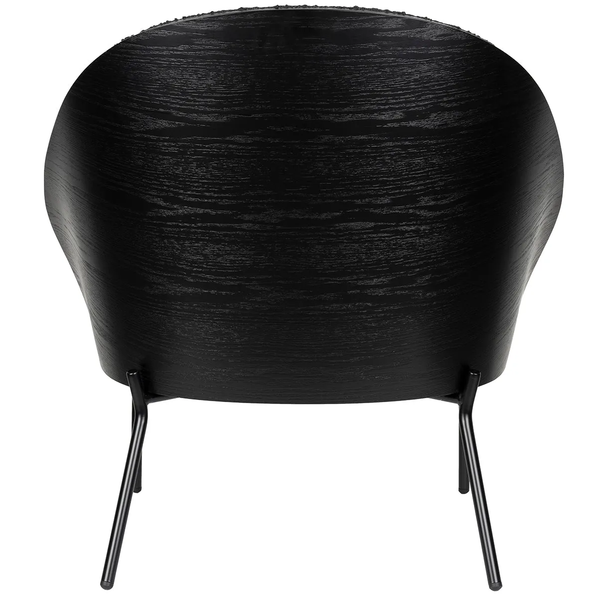 Rodin Black Boucle Lounge Chair