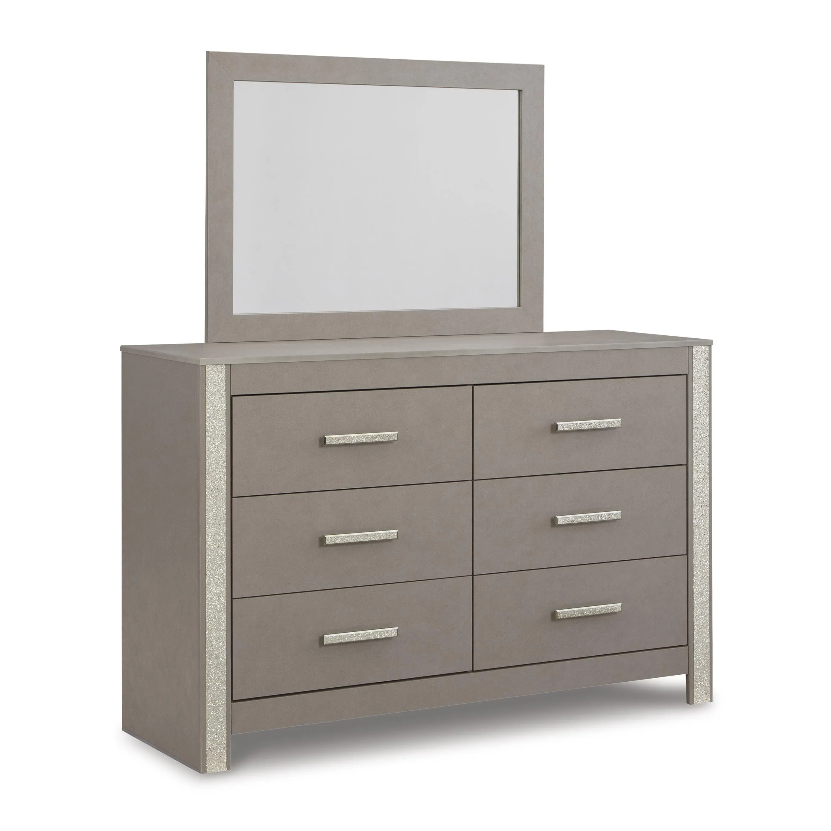 Signature Design by Ashley Surancha 6-Drawer Dresser with Mirror B1145-231/B1145-36