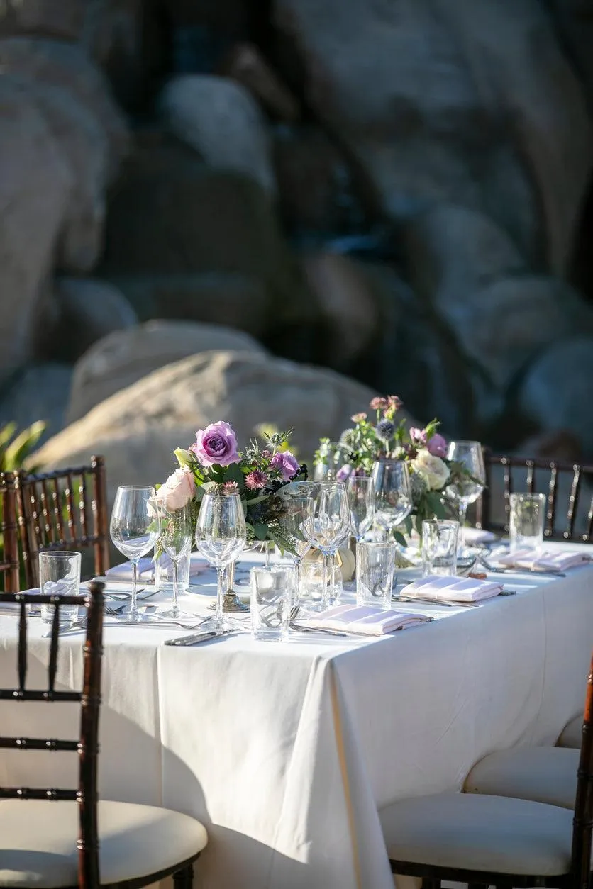 Square Spun Poly Tablecloth