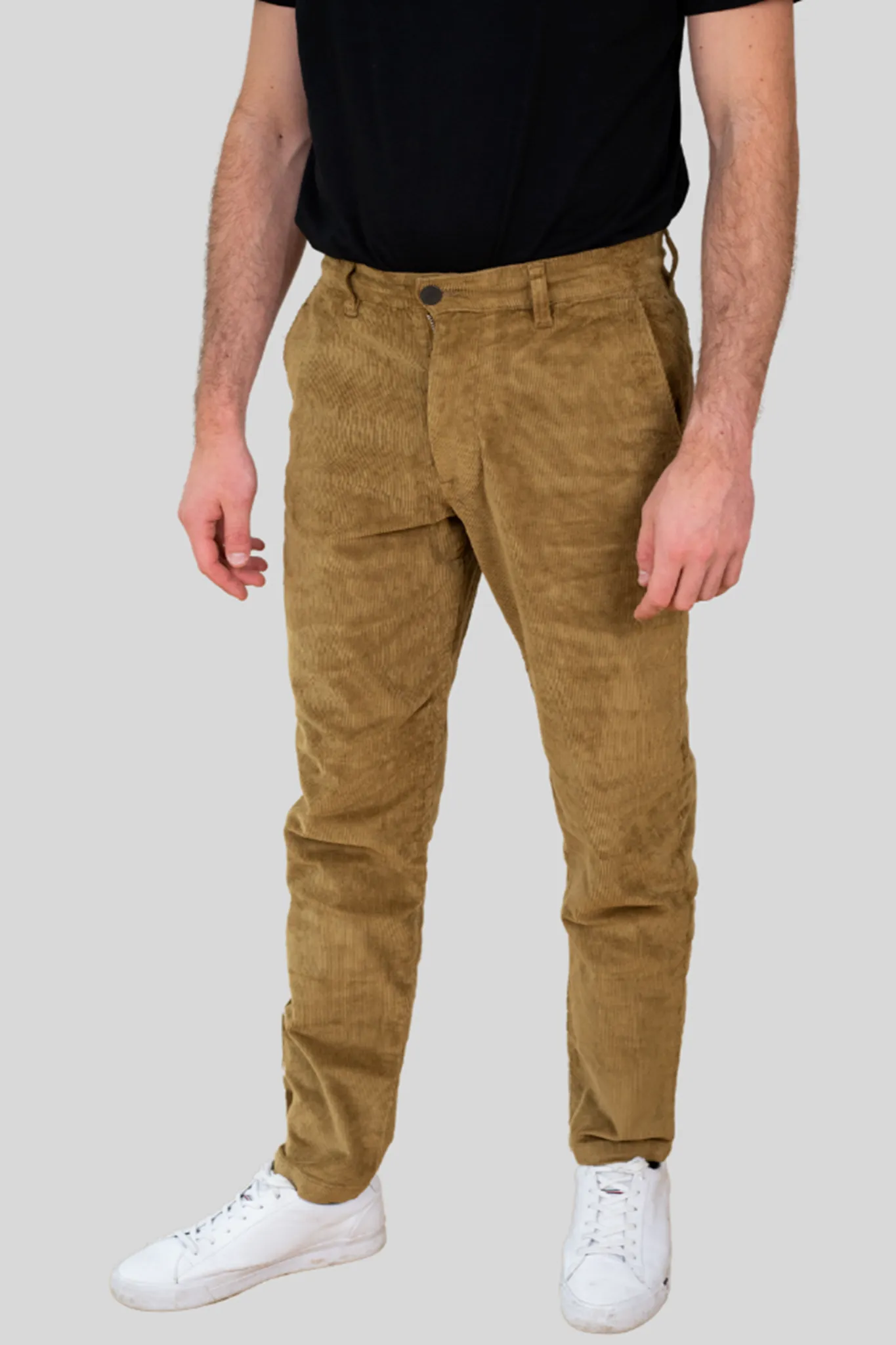 Straight Stroke Cord Trousers - Butternut