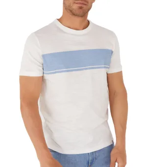 Striped Printed T-Shirt Ivory