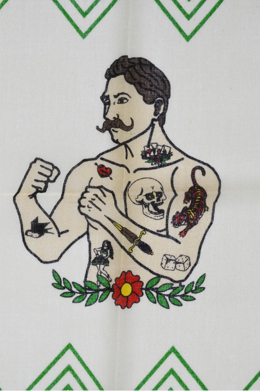 Tattoo Warrior 100% Wool Bandana