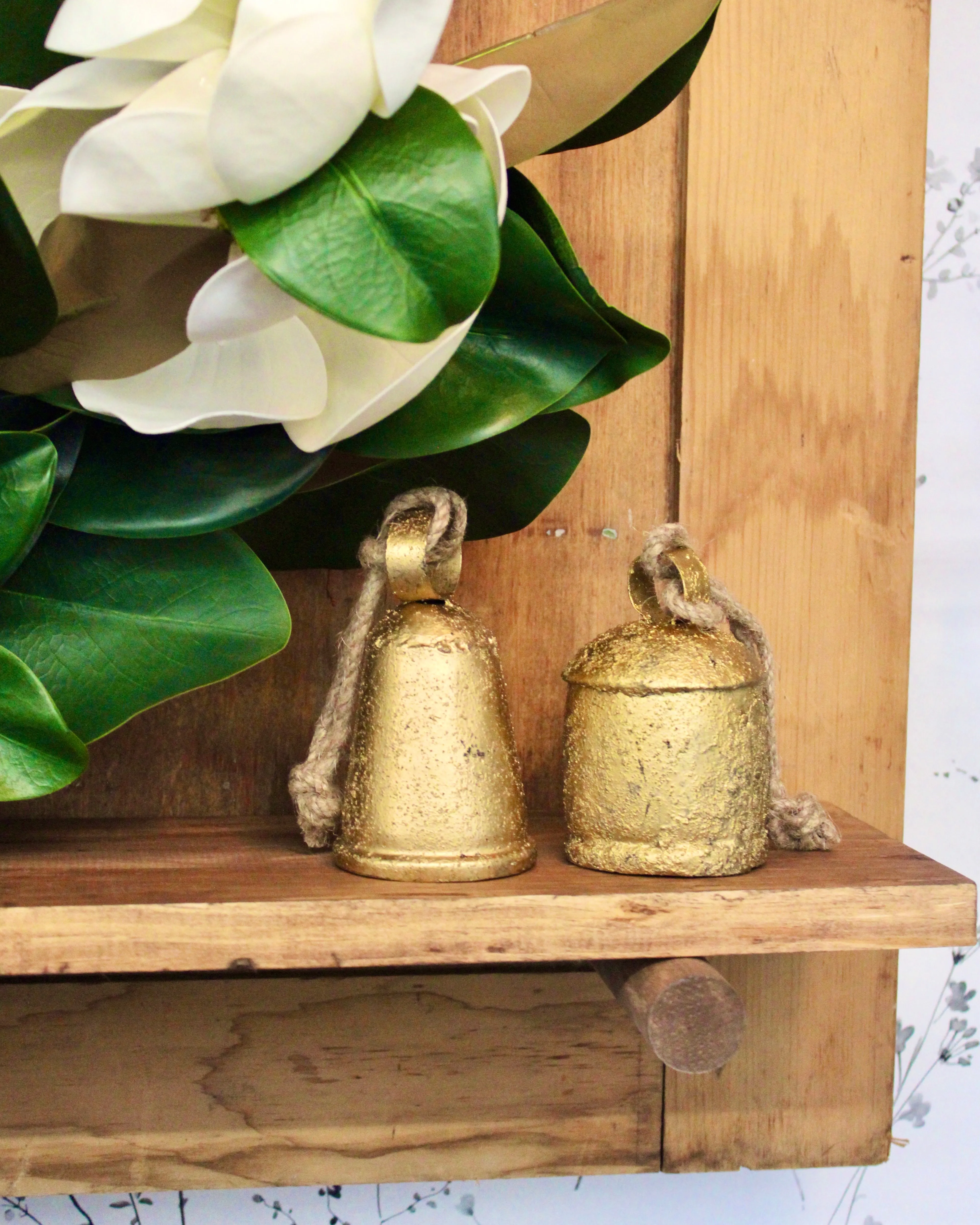 Textured Metal Bell Ornaments