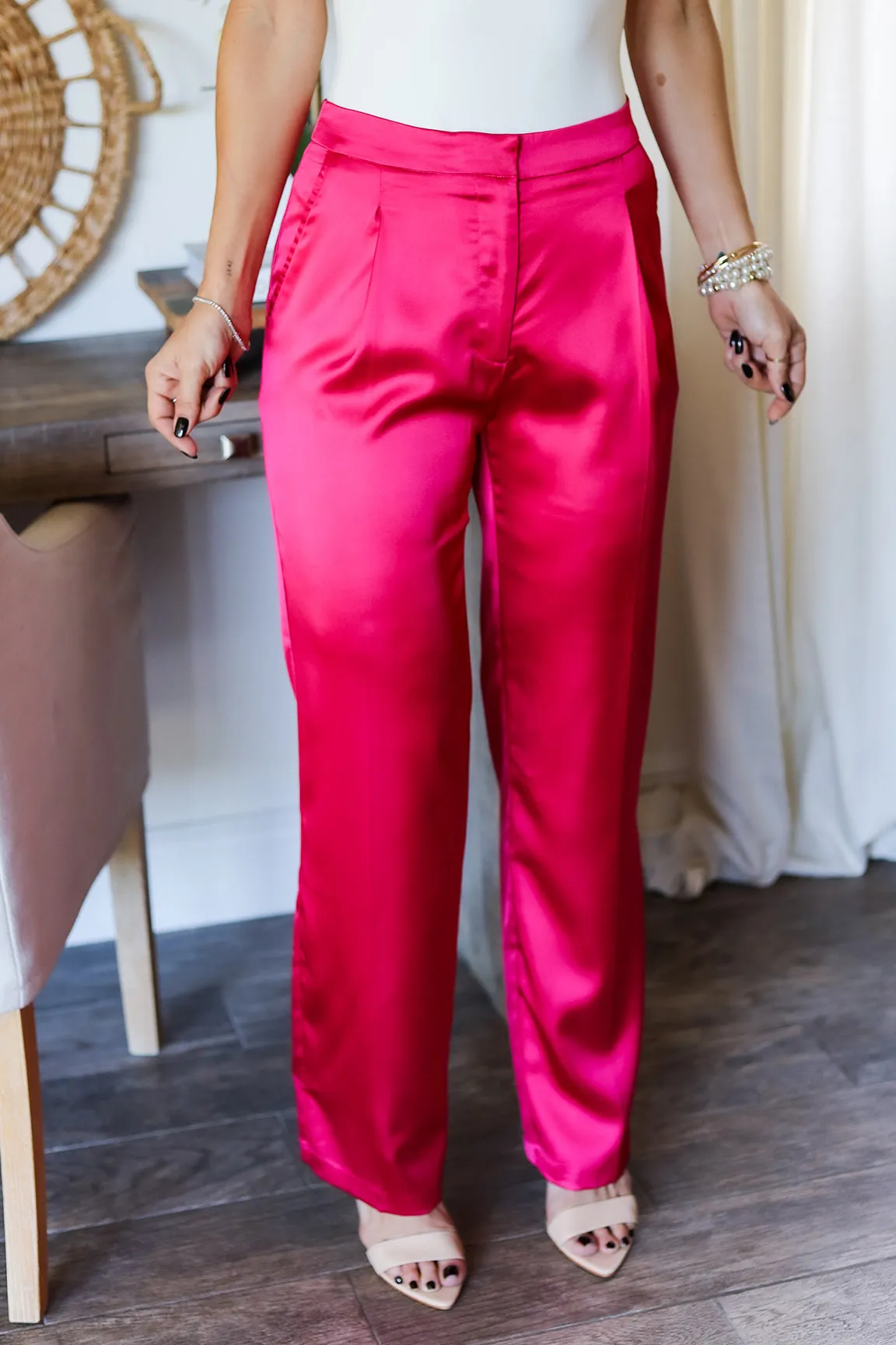 The Kimberly Satin Trousers