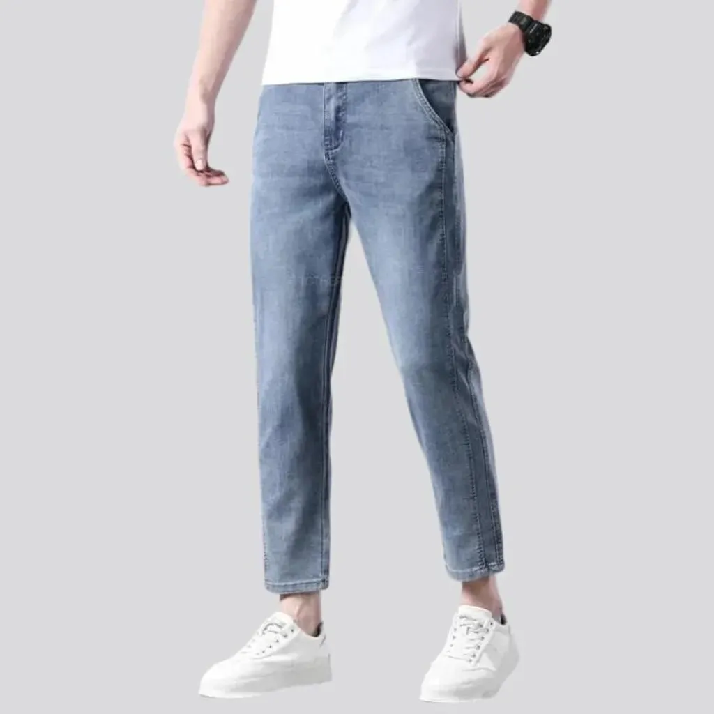 Thin men's vintage jeans