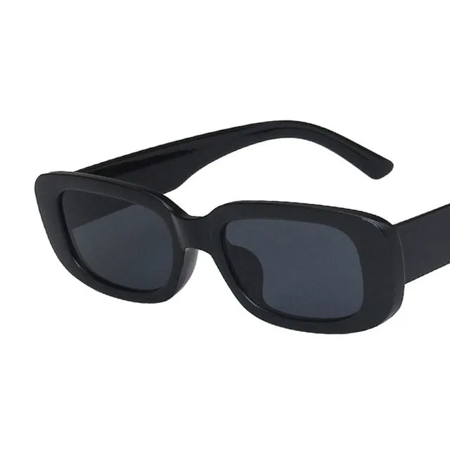 Trendy Small Rectangle Sun Glasses