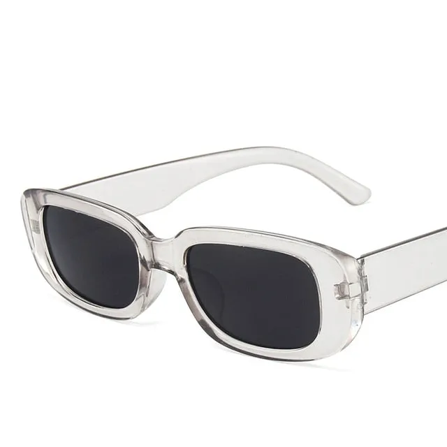 Trendy Small Rectangle Sun Glasses