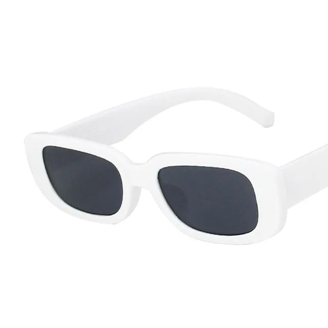 Trendy Small Rectangle Sun Glasses