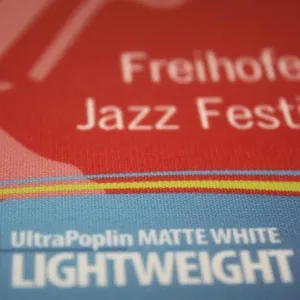 UltraFlex: UltraPoplin White Polyester Fabric