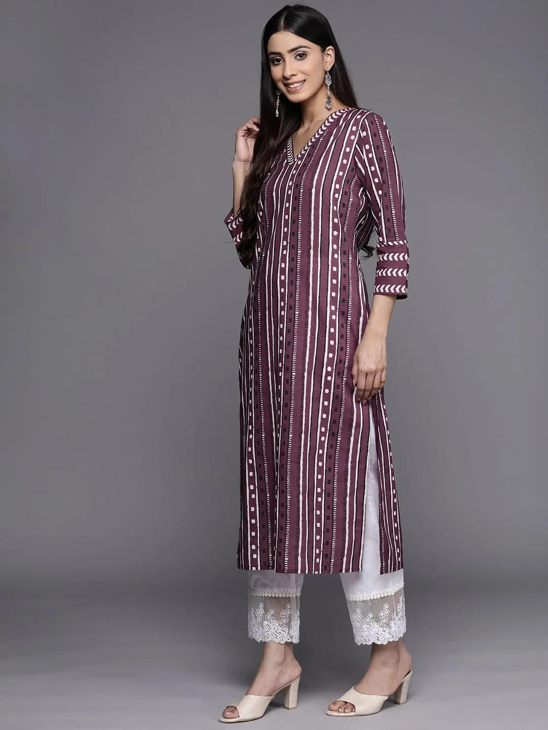 Varanga Geometric Printed Kurta