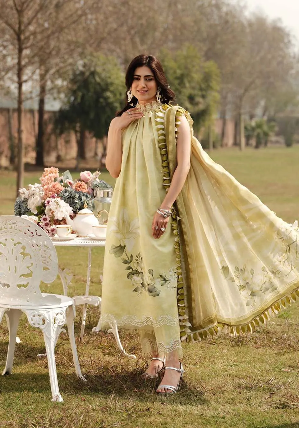 Zarqash Luxe Eid Lawn Collection 2024 – ZQ 13